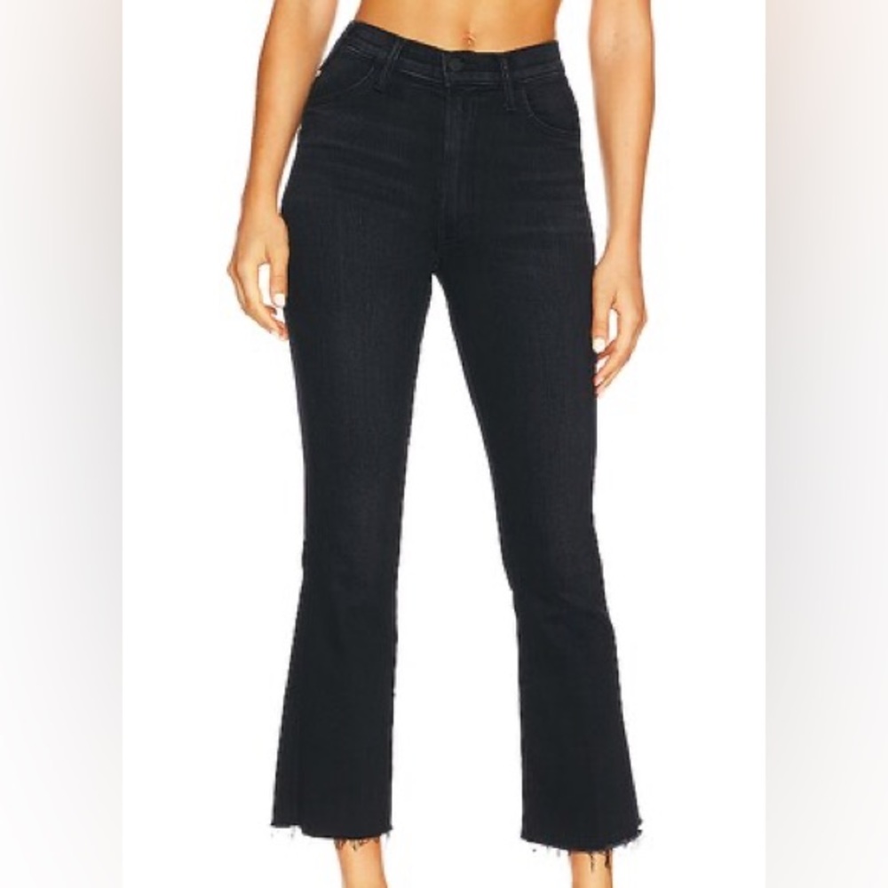 MOTHER The Hustler Ankle Fray Jeans in Encounters at Night